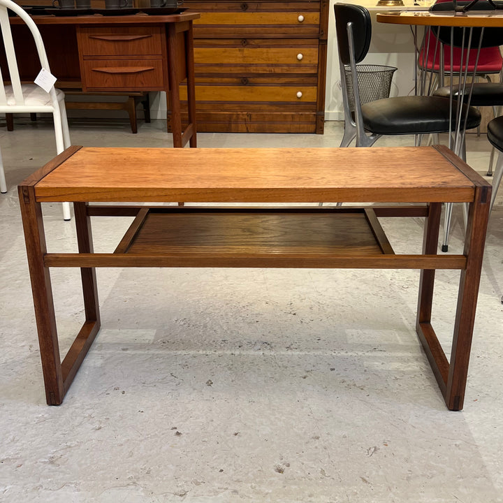1980s R.S. Furniture Danish-Style Wood Coffee Table
