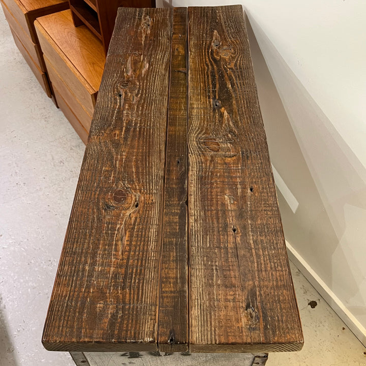 Vintage Industrial Repurposed Chicken Coop Cart