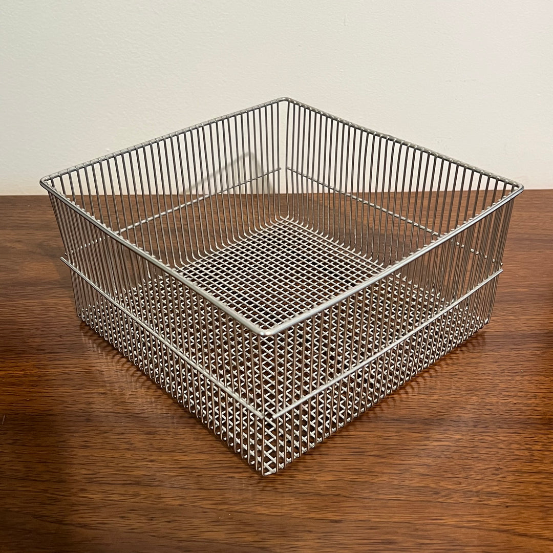 8” Square Stainless Basket