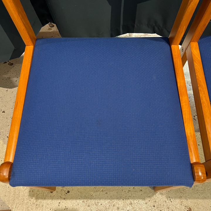 Set of 4 1980s Teak Dining Chairs