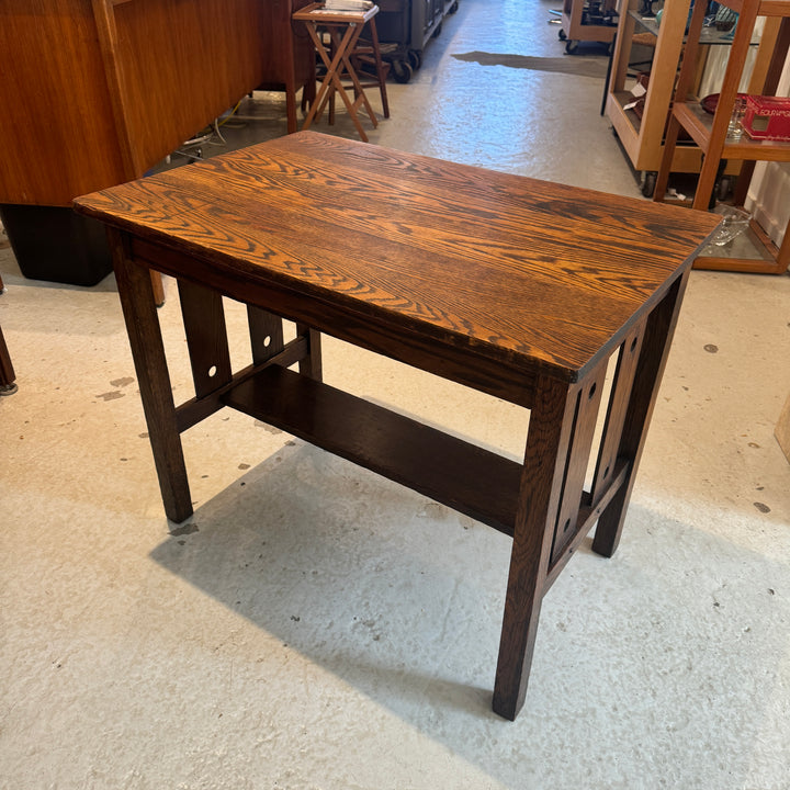Small Mission Style Oak Table