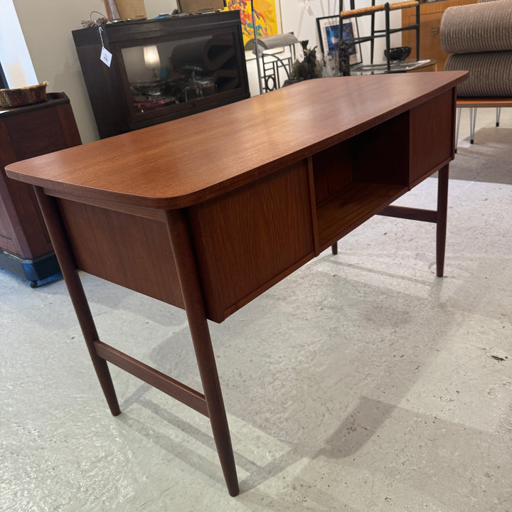 Petite Scandinavian Teak Writing Desk