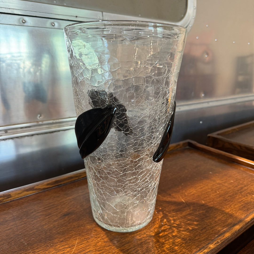 Blenko Crackle Vase 366LL