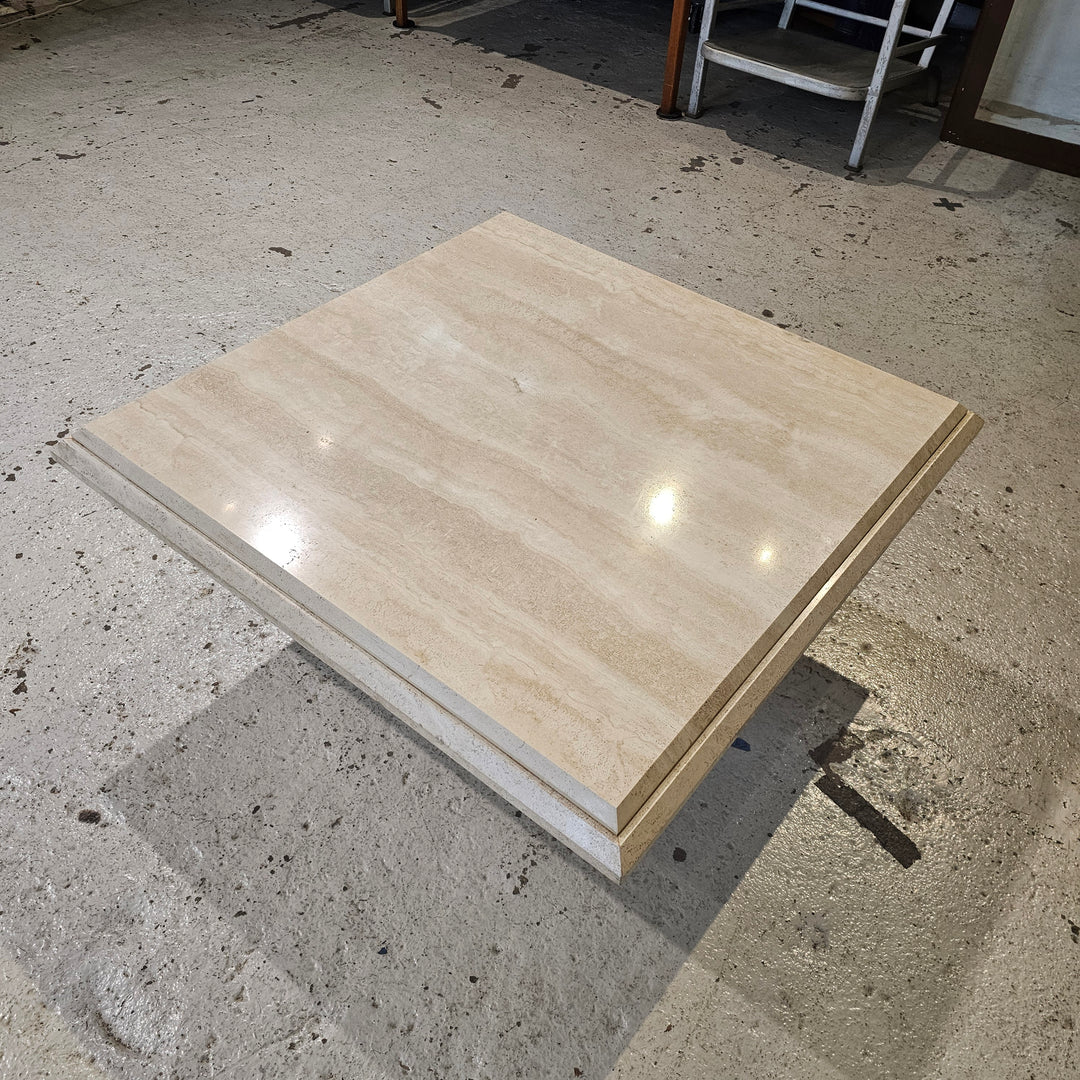 Travertine Stone Coffee Table