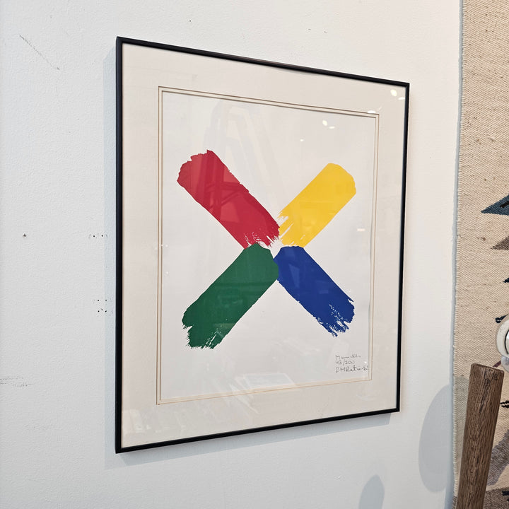 Framed Marimekko Style Artwork - Signed