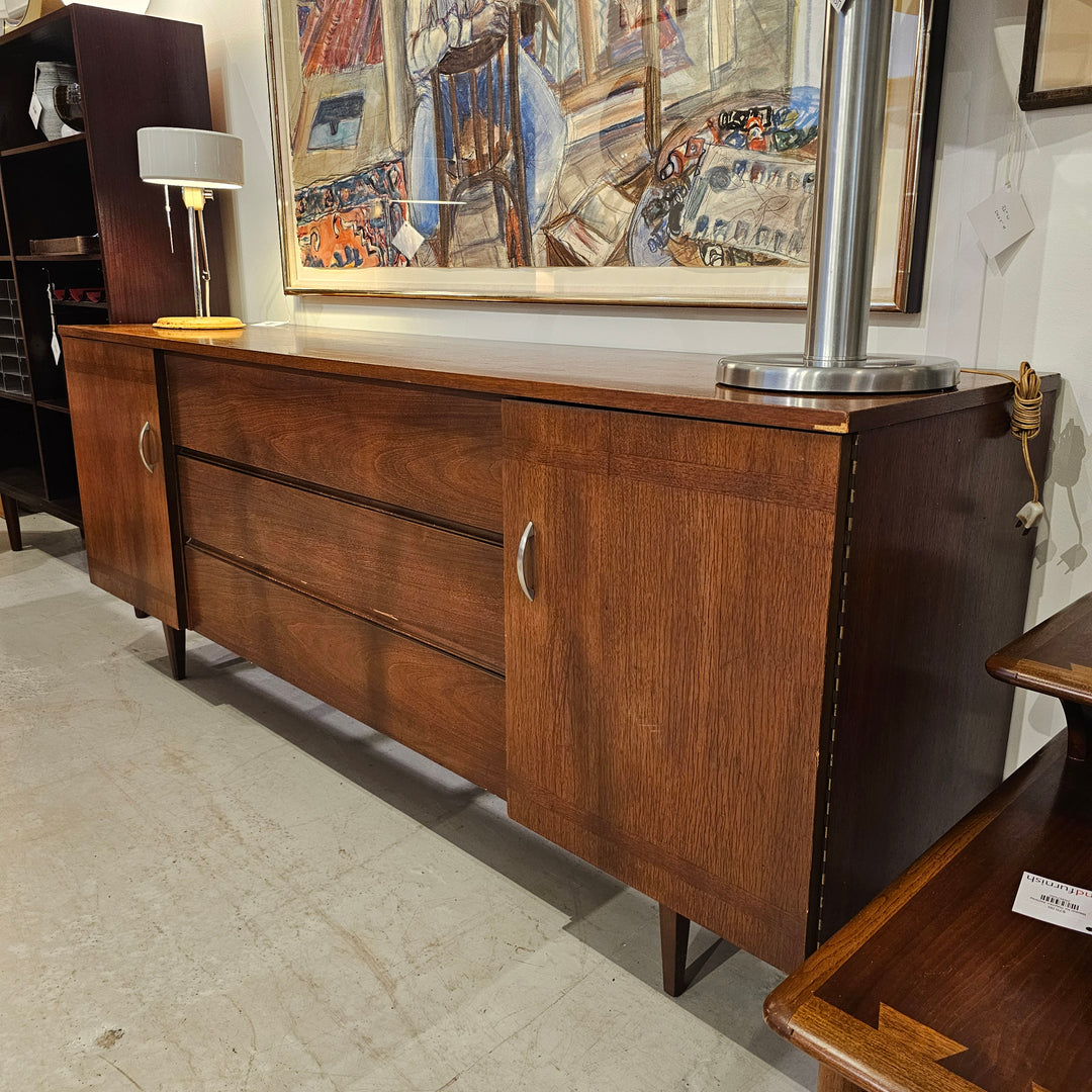 Mid Century Walnut Credenza