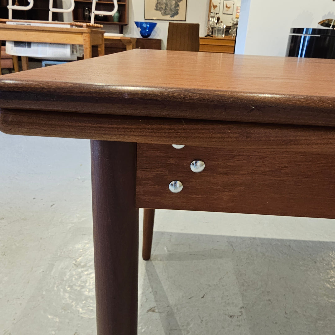 Refinished Teak Dining Table