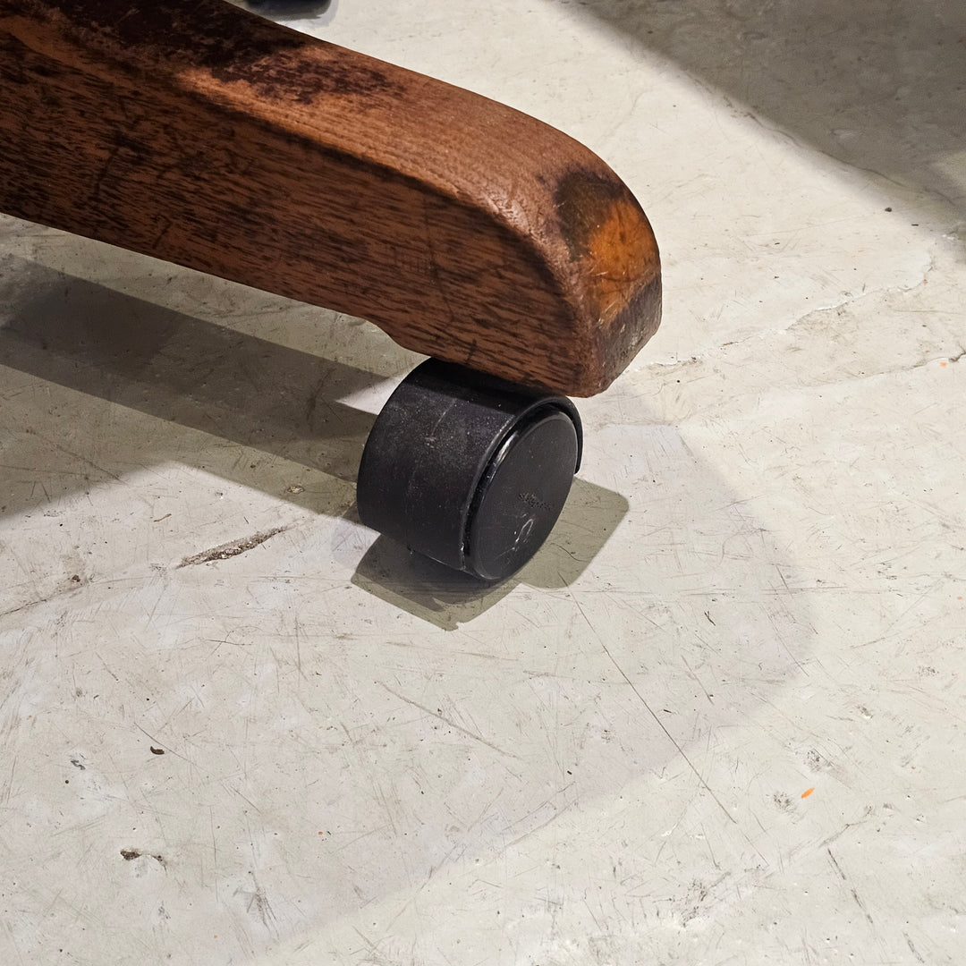 Adjustable Sikes Swivel Oak Desk Chair