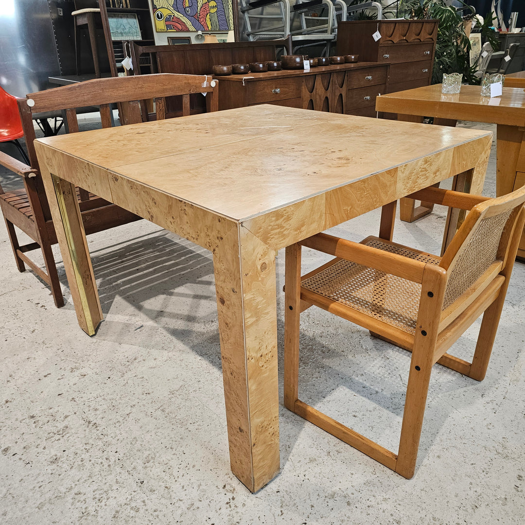 Vintage Burl Dining Table