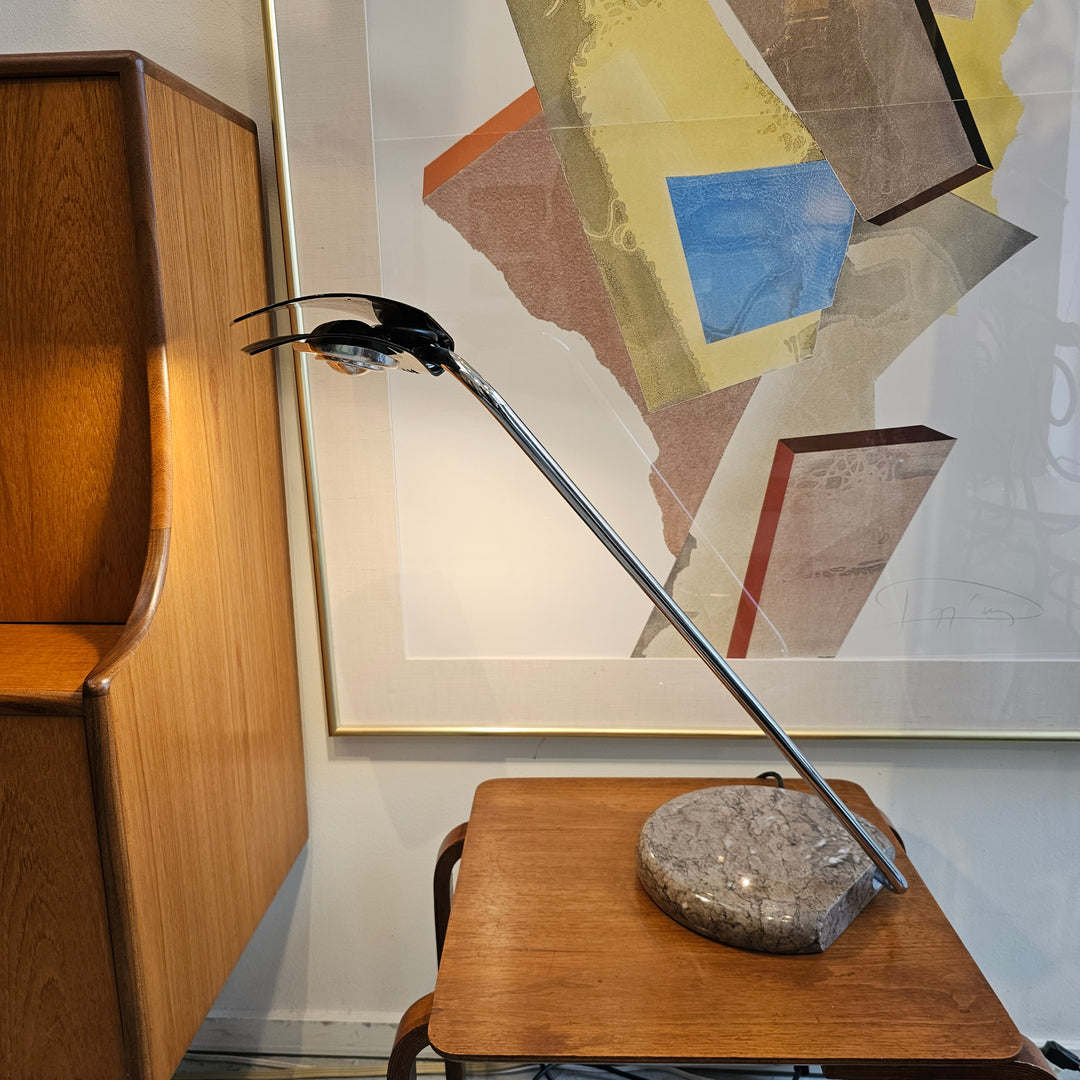 Bruno Gecchelin 'Tegola' Vintage Italian Desk Lamp