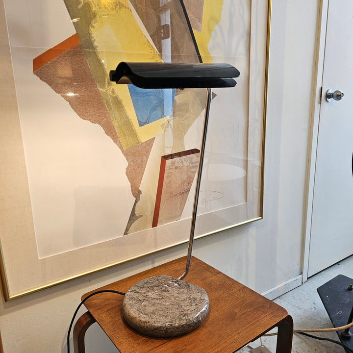 Bruno Gecchelin 'Tegola' Vintage Italian Desk Lamp