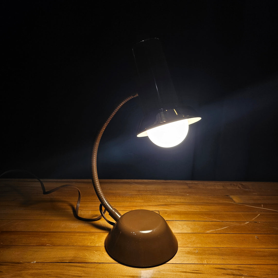 Petite Brown Desk Lamp