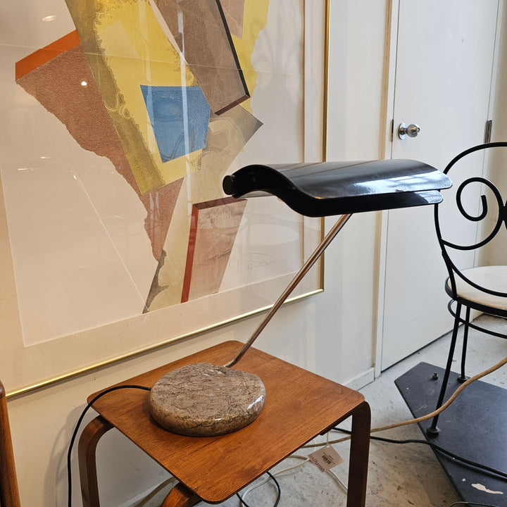 Bruno Gecchelin 'Tegola' Vintage Italian Desk Lamp